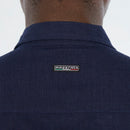 Mazerata Rome 1 Cotton Shirt - Navy apparel Mazerata