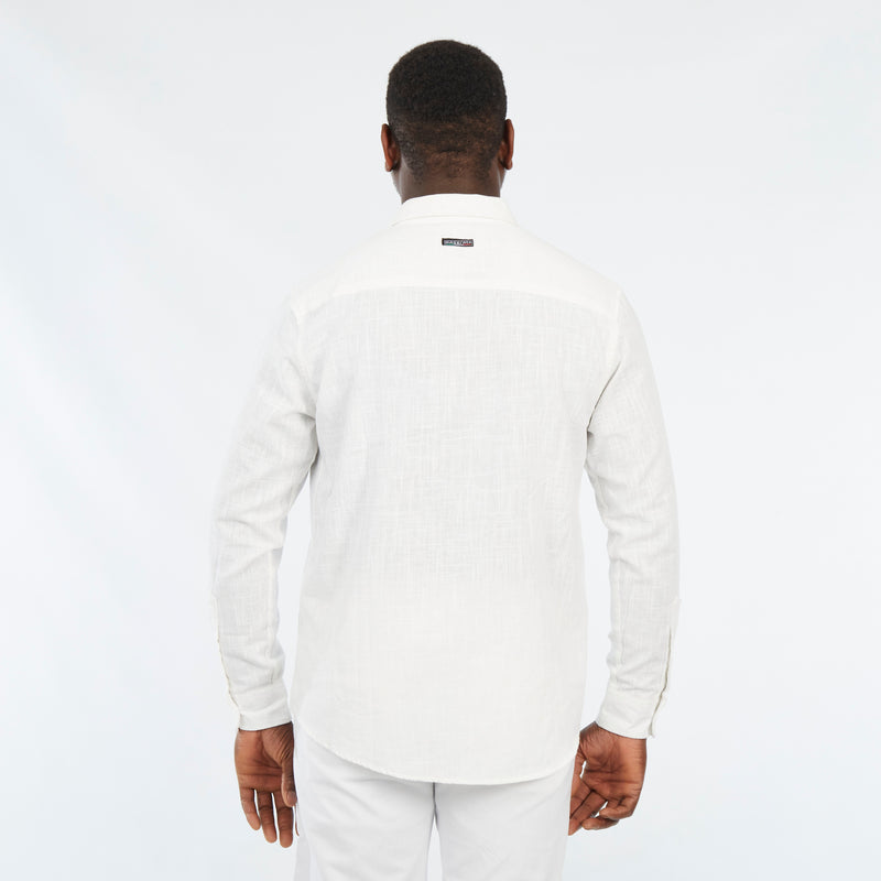 Mazerata Rome 1 Cotton Shirt - White apparel Mazerata