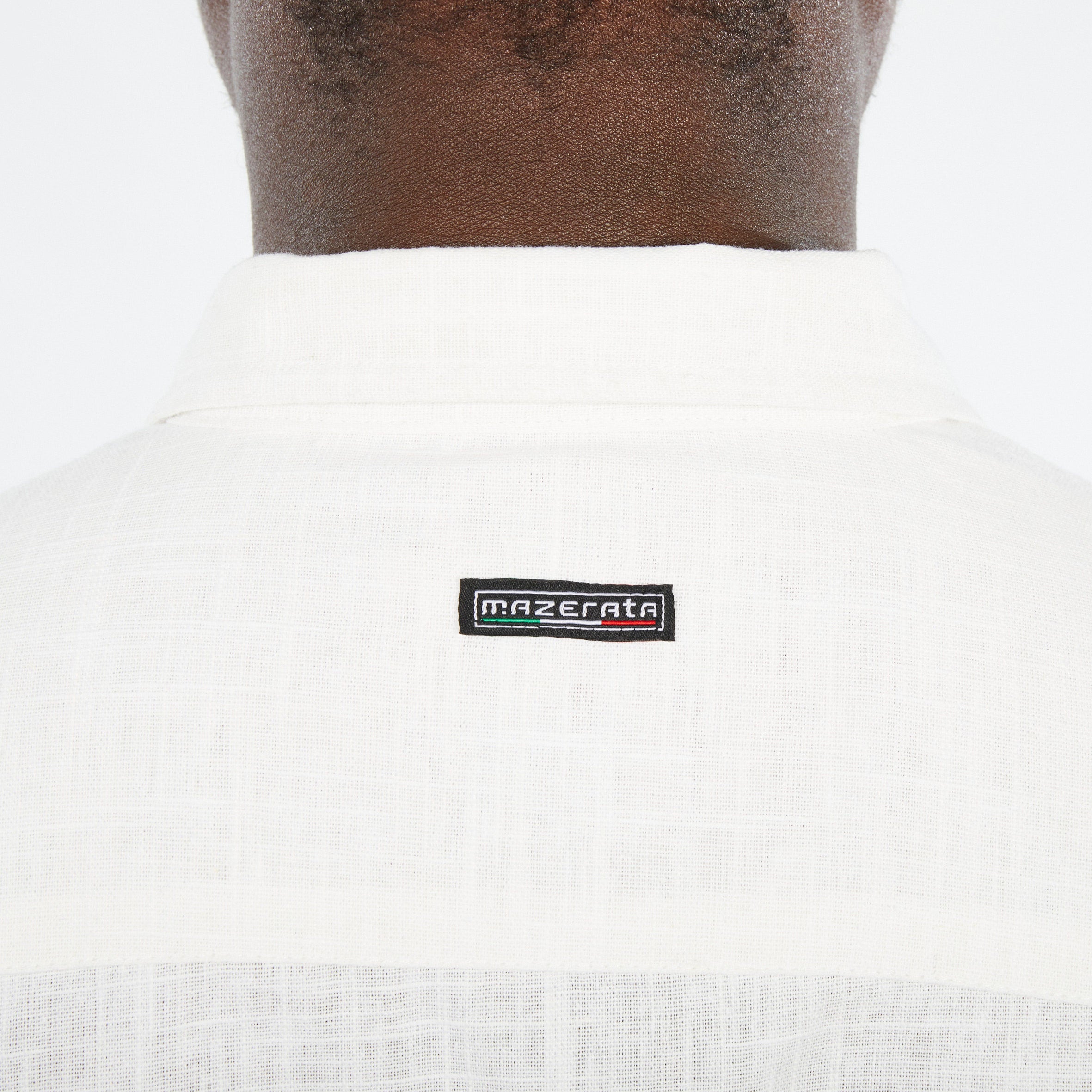 Mazerata Rome 1 Cotton Shirt - White apparel Mazerata