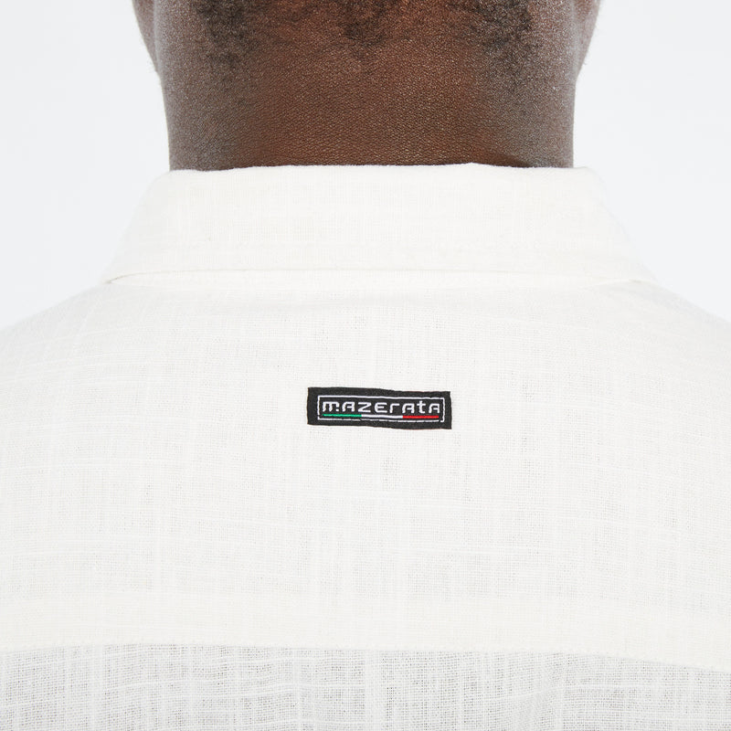 Mazerata Rome 1 Cotton Shirt - White apparel Mazerata