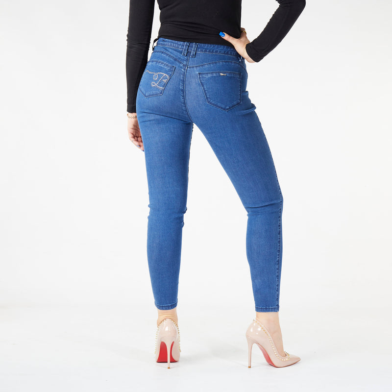 Miss Black Roro 1 Jeans - Medium Blue apparel Miss Black   