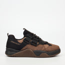 Urbanart Rover 1 Faux Nubuck / Nylon Sneaker - Chocolate footwear UBRT