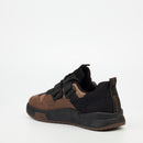 Urbanart Rover 1 Faux Nubuck / Nylon Sneaker - Chocolate footwear UBRT