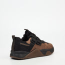 Urbanart Rover 1 Faux Nubuck / Nylon Sneaker - Chocolate footwear UBRT