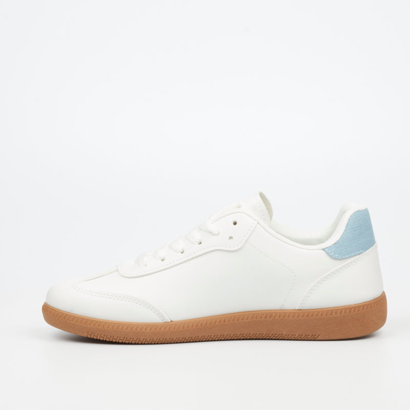 Miss Black Row 1 Sneaker - Blue footwear Miss Black