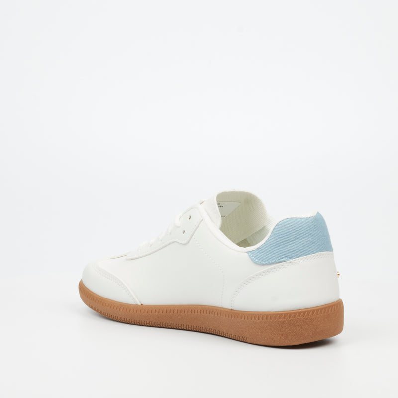 Miss Black Row 1 Sneaker - Blue footwear Miss Black