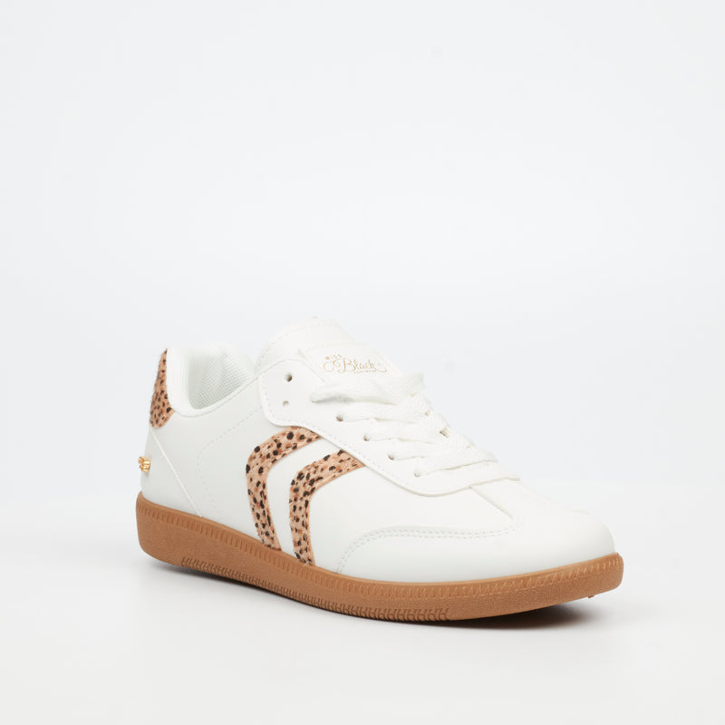 Miss Black Row 1 Sneaker - Leopard footwear Miss Black