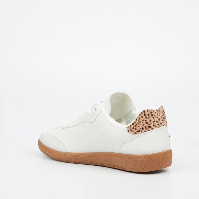 Miss Black Row 1 Sneaker - Leopard footwear Miss Black