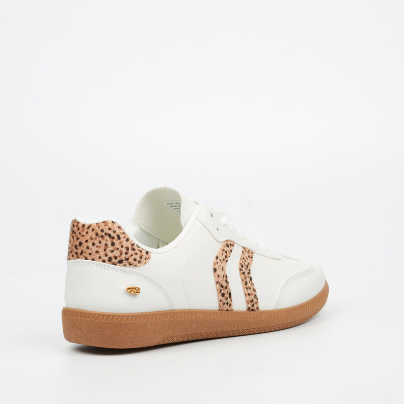 Miss Black Row 1 Sneaker - Leopard footwear Miss Black