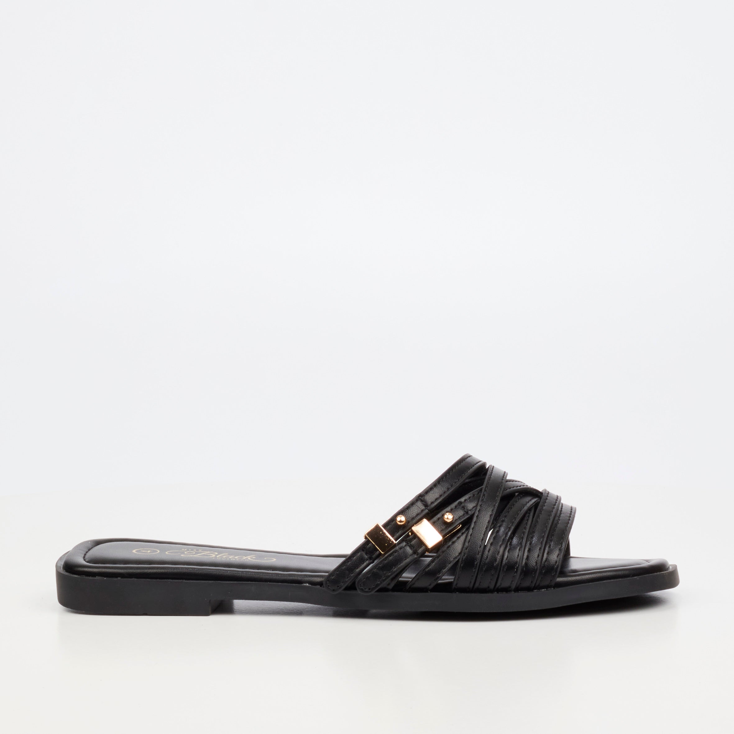 Miss Black Rune 1 Sandal - Black footwear Miss Black