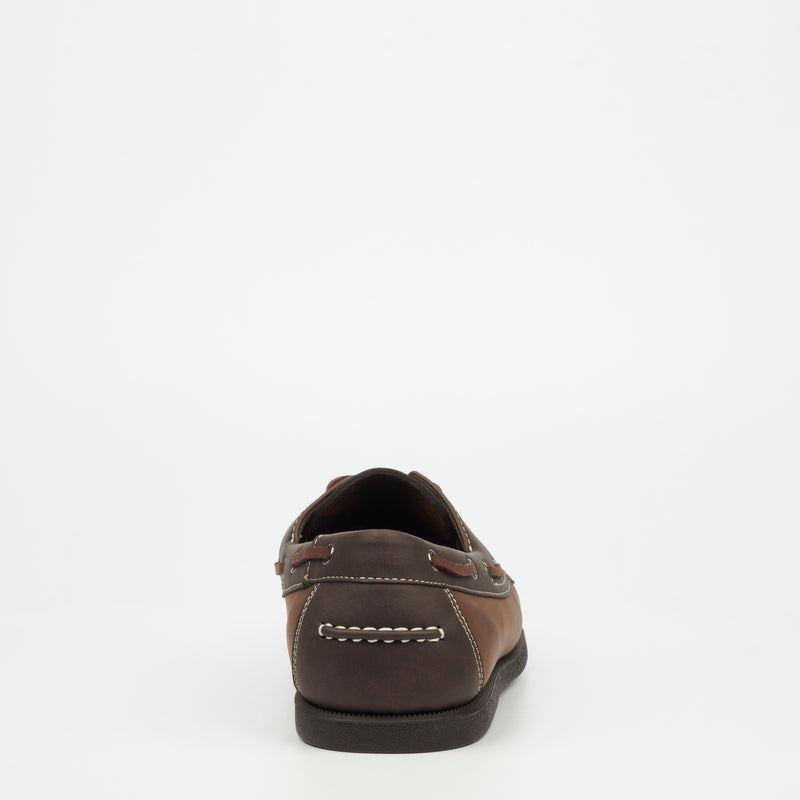 Mazerata Saffino 1 Faux Nubuck Loafer - Chocolate footwear Mazerata   