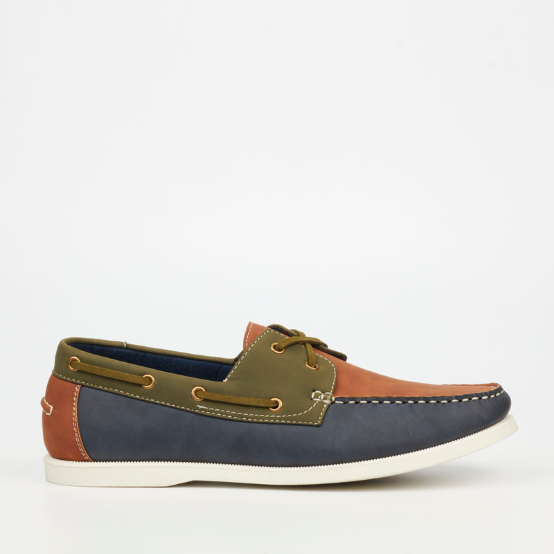 Mazerata Saffino 1 Faux Nubuck Loafer - Combo footwear Mazerata   