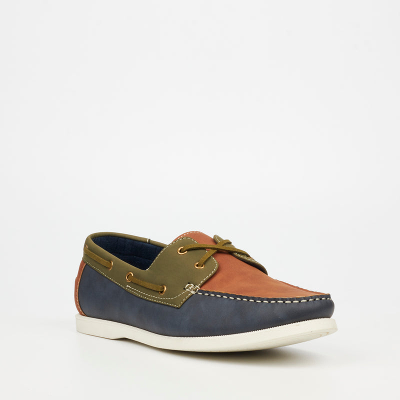 Mazerata Saffino 1 Faux Nubuck Loafer - Combo footwear Mazerata   