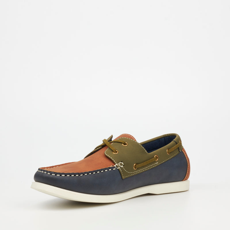 Mazerata Saffino 1 Faux Nubuck Loafer - Combo footwear Mazerata   