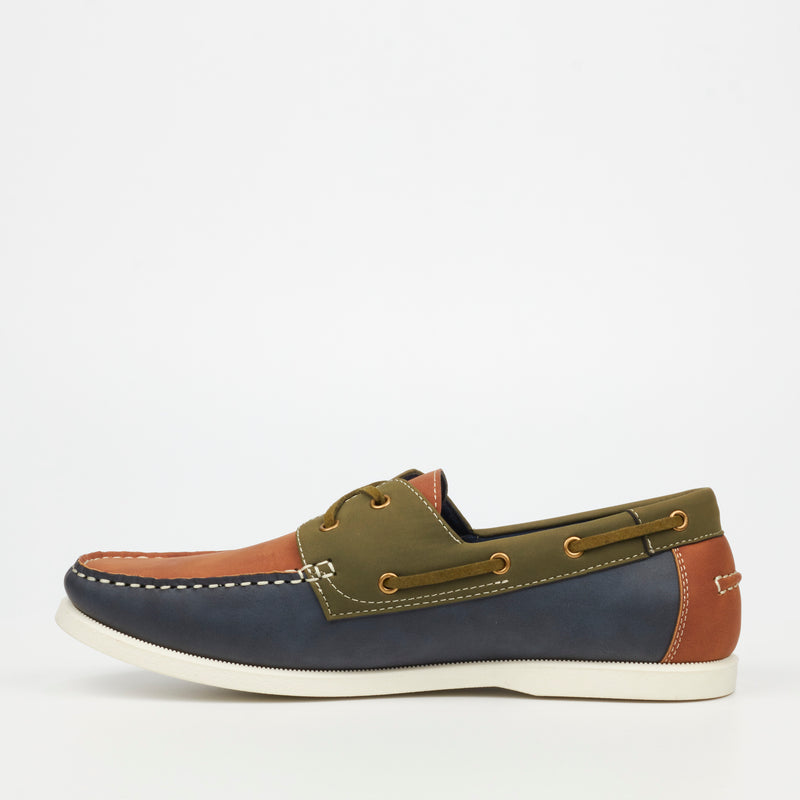 Mazerata Saffino 1 Faux Nubuck Loafer - Combo footwear Mazerata   