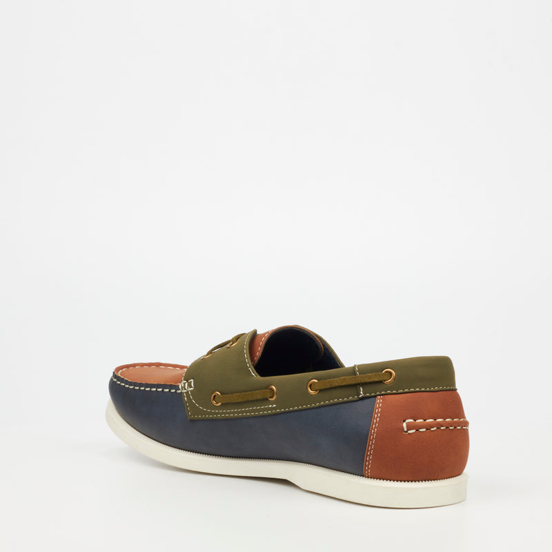 Mazerata Saffino 1 Faux Nubuck Loafer - Combo footwear Mazerata   