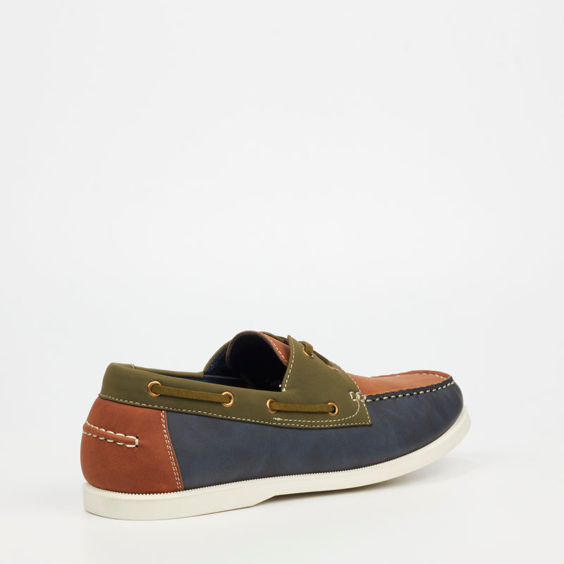 Mazerata Saffino 1 Faux Nubuck Loafer - Combo footwear Mazerata   