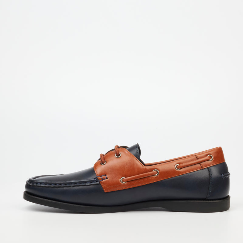 Mazerata Saffino 2 Faux Wax Formal - Navy footwear Mazerata