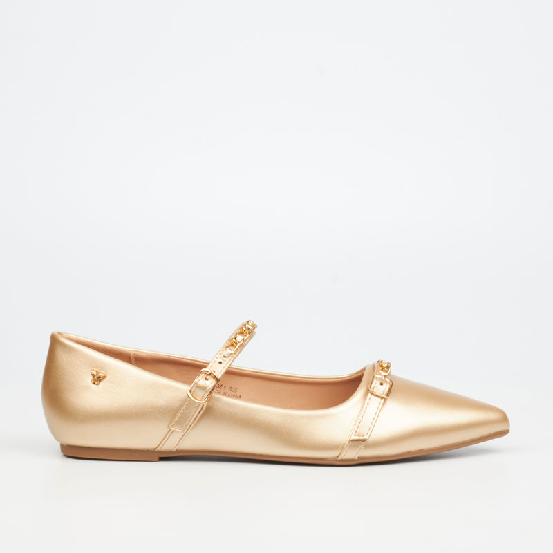 Butterfly Feet Sage 1 Pump - Champagne footwear Butterfly Feet