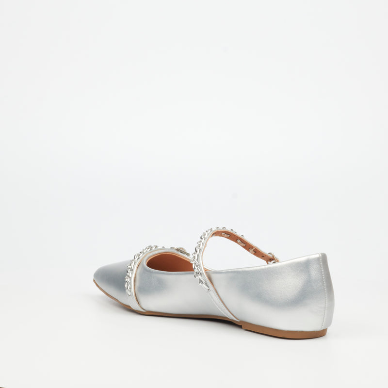 Butterfly Feet Sage 1 Pump - Silver footwear Butterfly Feet