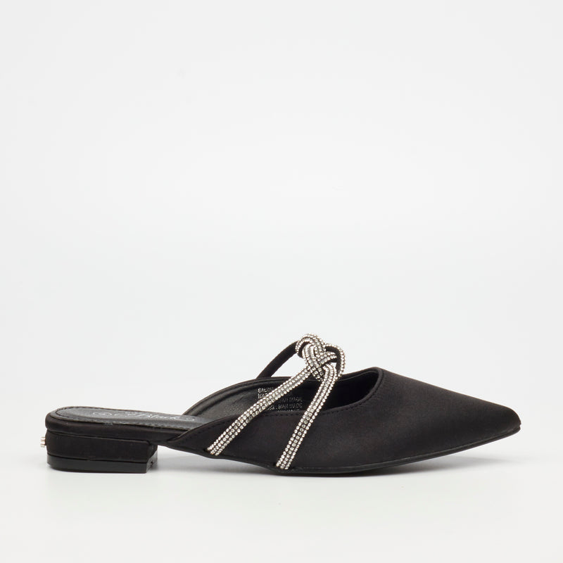 Miss Black Salina 5 Flat - Black footwear Miss Black   