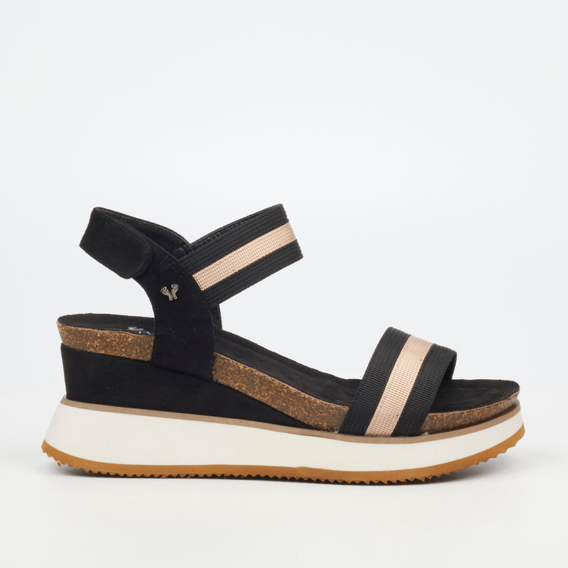 Butterfly Feet Salma 1 Wedge - Black footwear Butterfly Feet