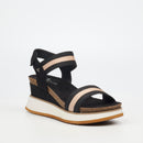 Butterfly Feet Salma 1 Wedge - Black footwear Butterfly Feet