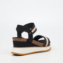 Butterfly Feet Salma 1 Wedge - Black footwear Butterfly Feet