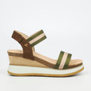 Butterfly Feet Salma 1 Wedge - Olive footwear Butterfly Feet