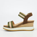 Butterfly Feet Salma 1 Wedge - Olive footwear Butterfly Feet