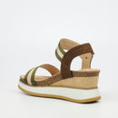 Butterfly Feet Salma 1 Wedge - Olive footwear Butterfly Feet