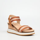 Butterfly Feet Salma 1 Wedge - Tan footwear Butterfly Feet