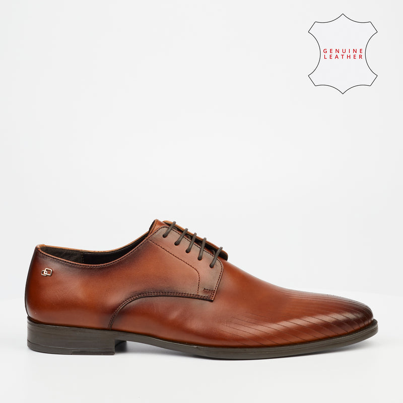 Roberto Morino Sanjo 6 Genuine Leather Formal Shoe - Tan