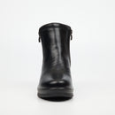 Butterfly Feet Saxon 1 Faux Leather Ankle Boots – Black