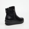 Butterfly Feet Saxon 1 Faux Leather Ankle Boots - Black footwear Butterfly Classics
