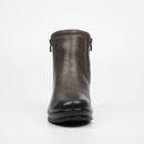 Butterfly Classics Saxon 1 Faux Leather Ankle Boots – Grey