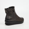 Butterfly Classics Saxon 1 Faux Leather Ankle Boots - Grey footwear Butterfly Classics