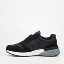 Urbanart Scrabble 1 Canvas Sneaker - Black footwear UBRT
