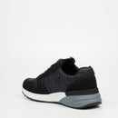 Urbanart Scrabble 1 Canvas Sneaker - Black footwear UBRT