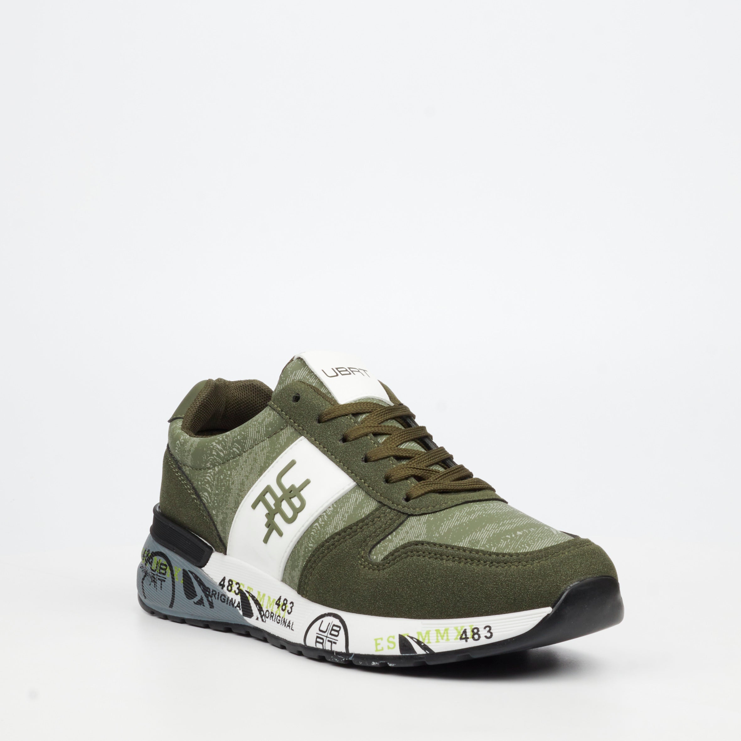 Urbanart Scrabble 1 Canvas Sneaker - Olive footwear UBRT