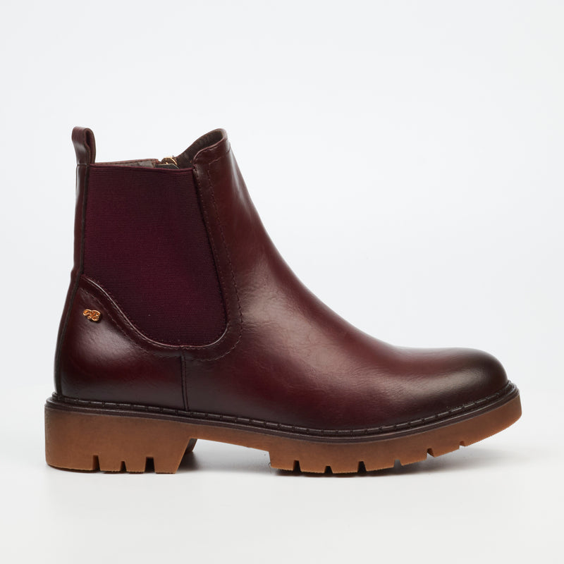 Miss Black Selen 2 Ankle Boot - Burgundy footwear Miss Black