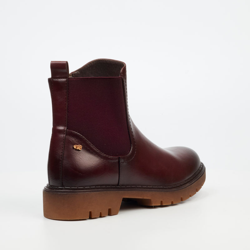 Miss Black Selen 2 Ankle Boot - Burgundy footwear Miss Black