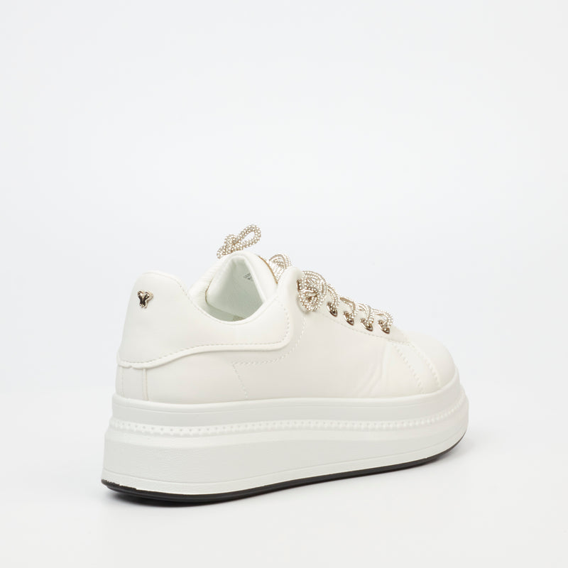 Butterfly Feet Senhora 15 Sneaker - White footwear Butterfly Feet   