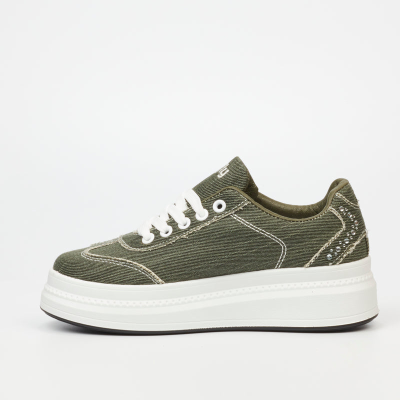 Butterfly Feet Senhora 18 Sneaker - Olive footwear Butterfly Feet   