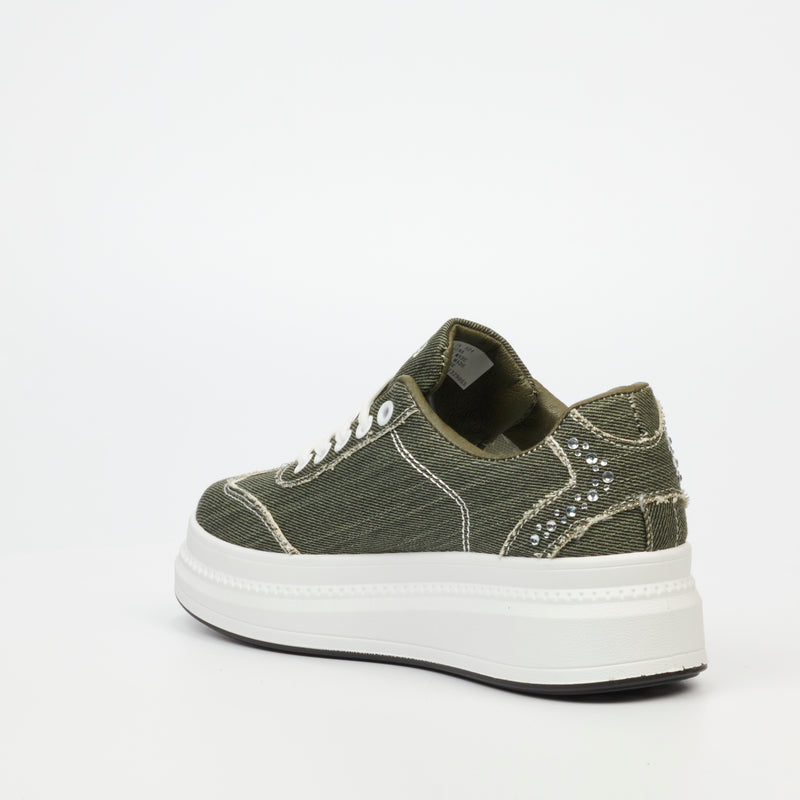 Butterfly Feet Senhora 18 Sneaker - Olive footwear Butterfly Feet   