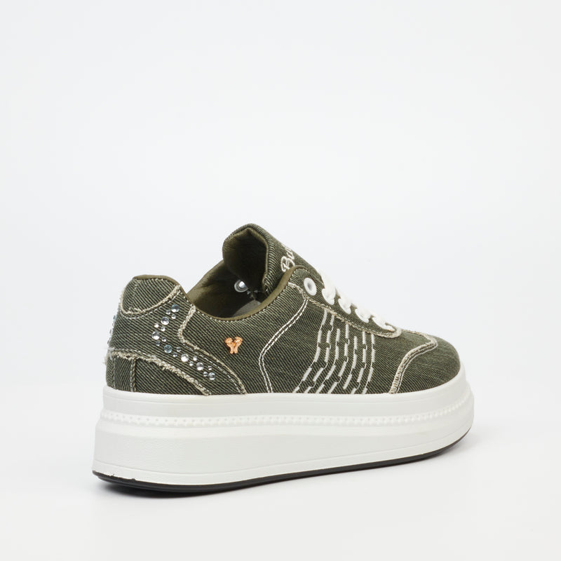 Butterfly Feet Senhora 18 Sneaker - Olive footwear Butterfly Feet   