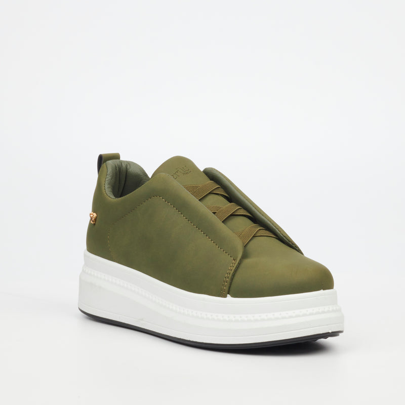 Butterfly Feet Senhora 22 Sneaker - Olive footwear Butterfly Feet