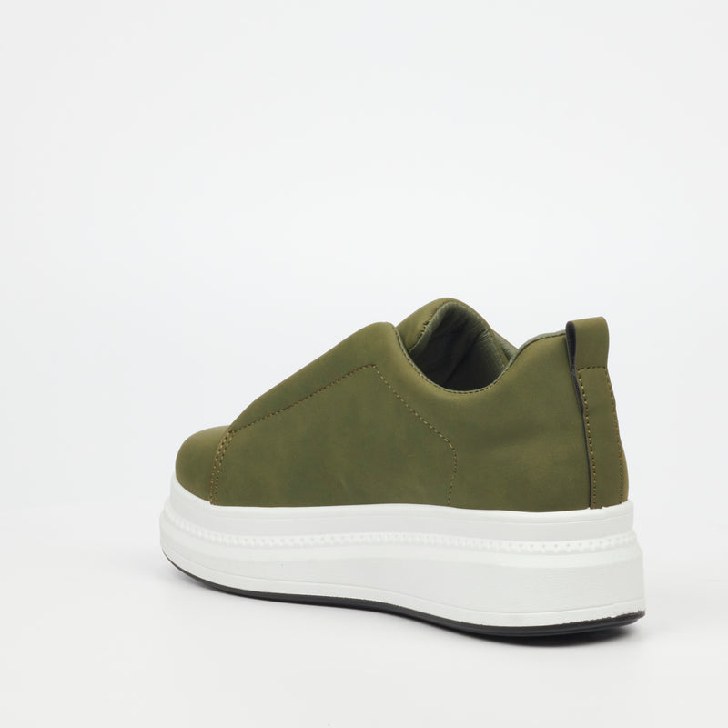 Butterfly Feet Senhora 22 Sneaker - Olive footwear Butterfly Feet