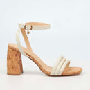 Miss Black Seona 1 Heel - Bone footwear Miss Black