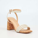 Miss Black Seona 1 Heel - Bone footwear Miss Black